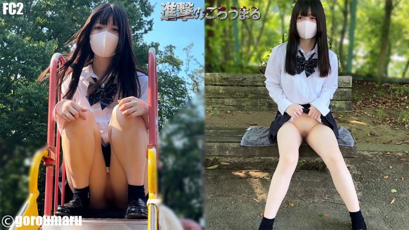 【個撮106】顔出し18歳のパイパンリフレ嬢 初ハメ撮りでくぱぁ野外露出と中出し後は何度も再注入後くぱぁ観察